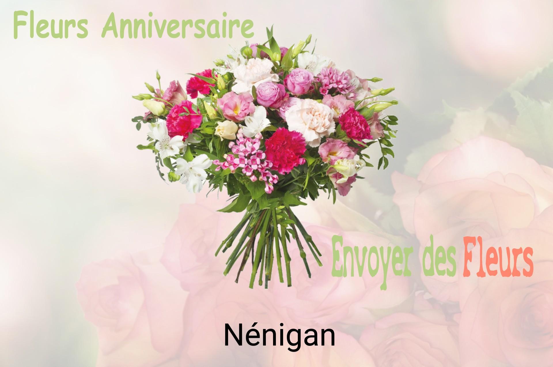 Bouquet de fleurs d’anniversaire livré à Nénigan